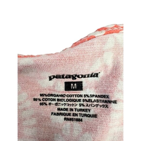 Patagonia Dress Womens Med Orange Margot Organic Cotton Floral Sun Tank Mandala - Picture 5 of 9